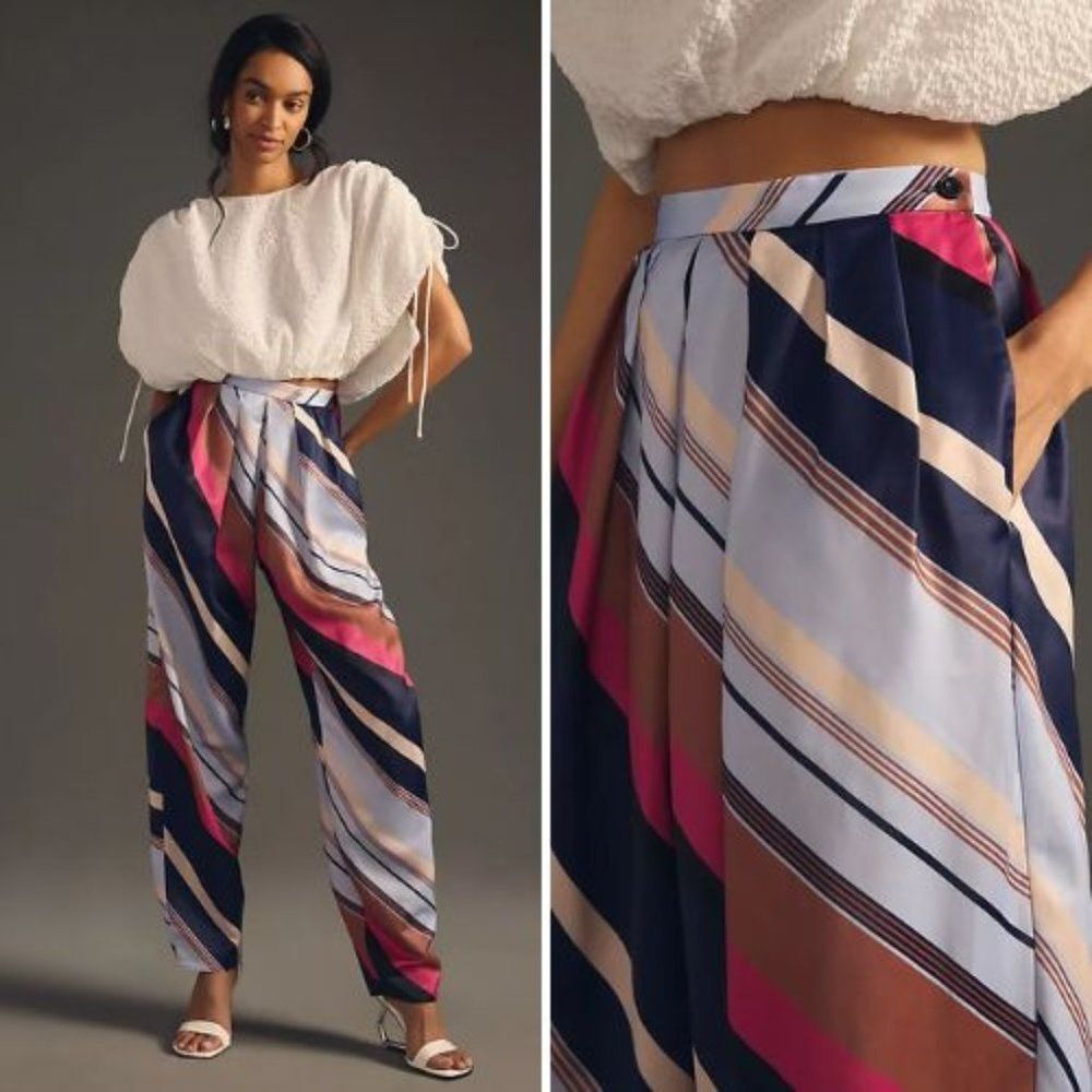 NWT Anthropologie Silky Balloon Pants | 8